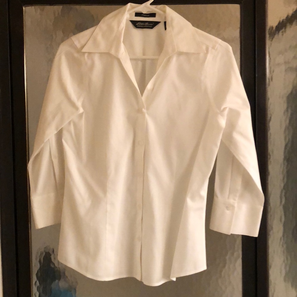 Eddie Bauer White Button Down Shirt